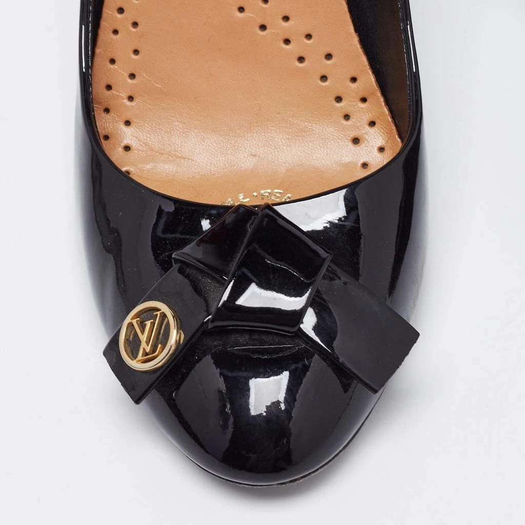 Louis Vuitton Black Patent Leather Fiance Pumps Size 36.5 商品