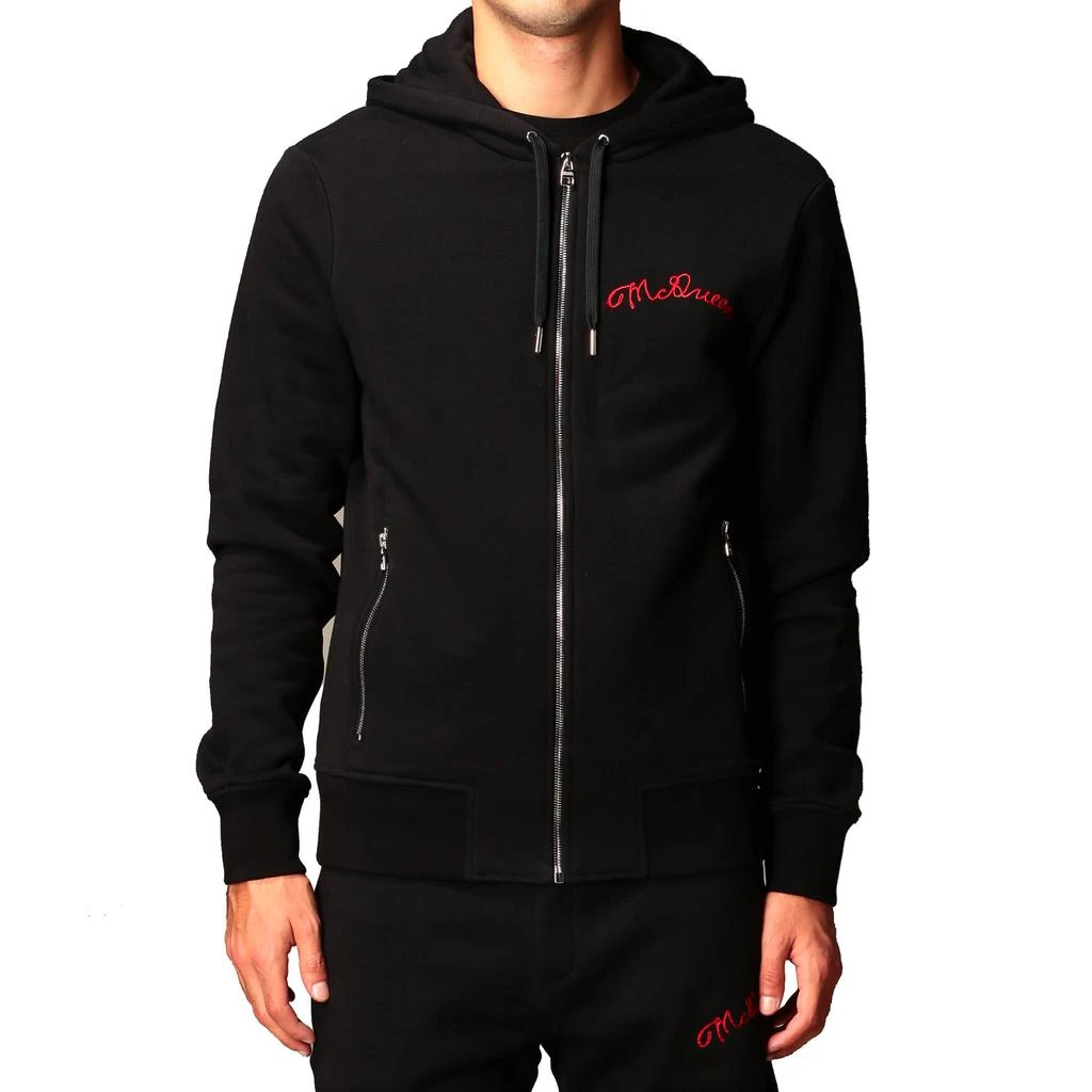 商品Alexander McQueen|Alexander Mcqueen Hooded Zipped Sweatshirt,价格¥4970,第2张图片详细描述