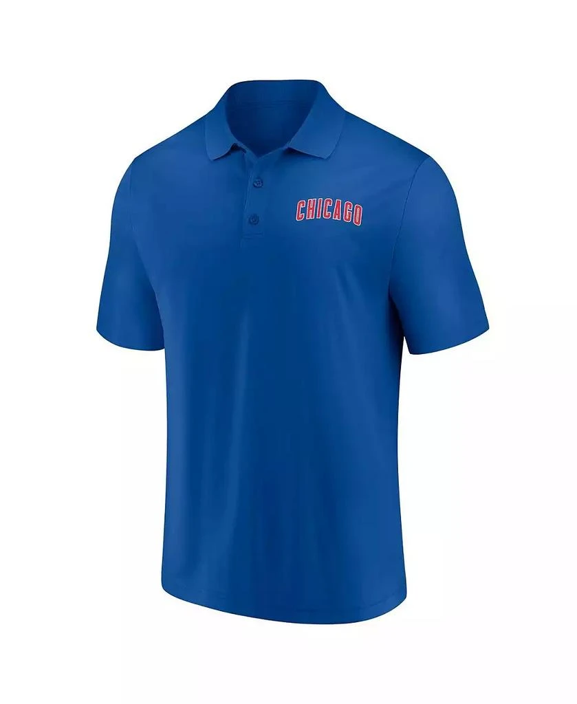 商品Fanatics|Men's Royal Chicago Cubs Primary Logo Polo Shirt,价格¥409,第3张图片详细描述