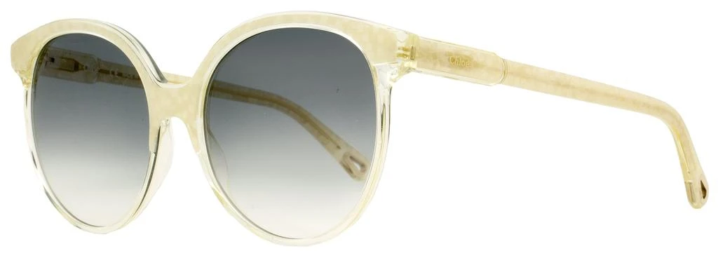 商品Chloé|Chloe Women's Oval Sunglasses CE733S 109 Pearl/Champagne 59mm,价格¥784,第2张图片详细描述