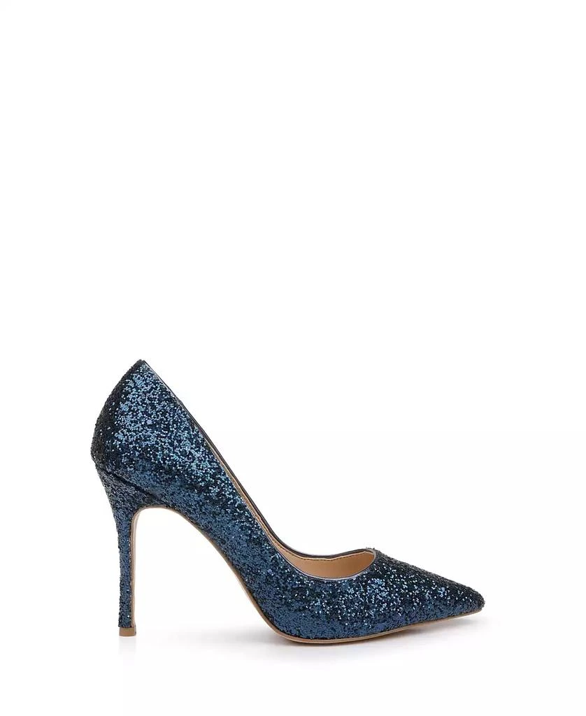 商品Badgley Mischka|Women's Azalea Chunky Glitter Stiletto Evening Pumps,价格¥397,第2张图片详细描述