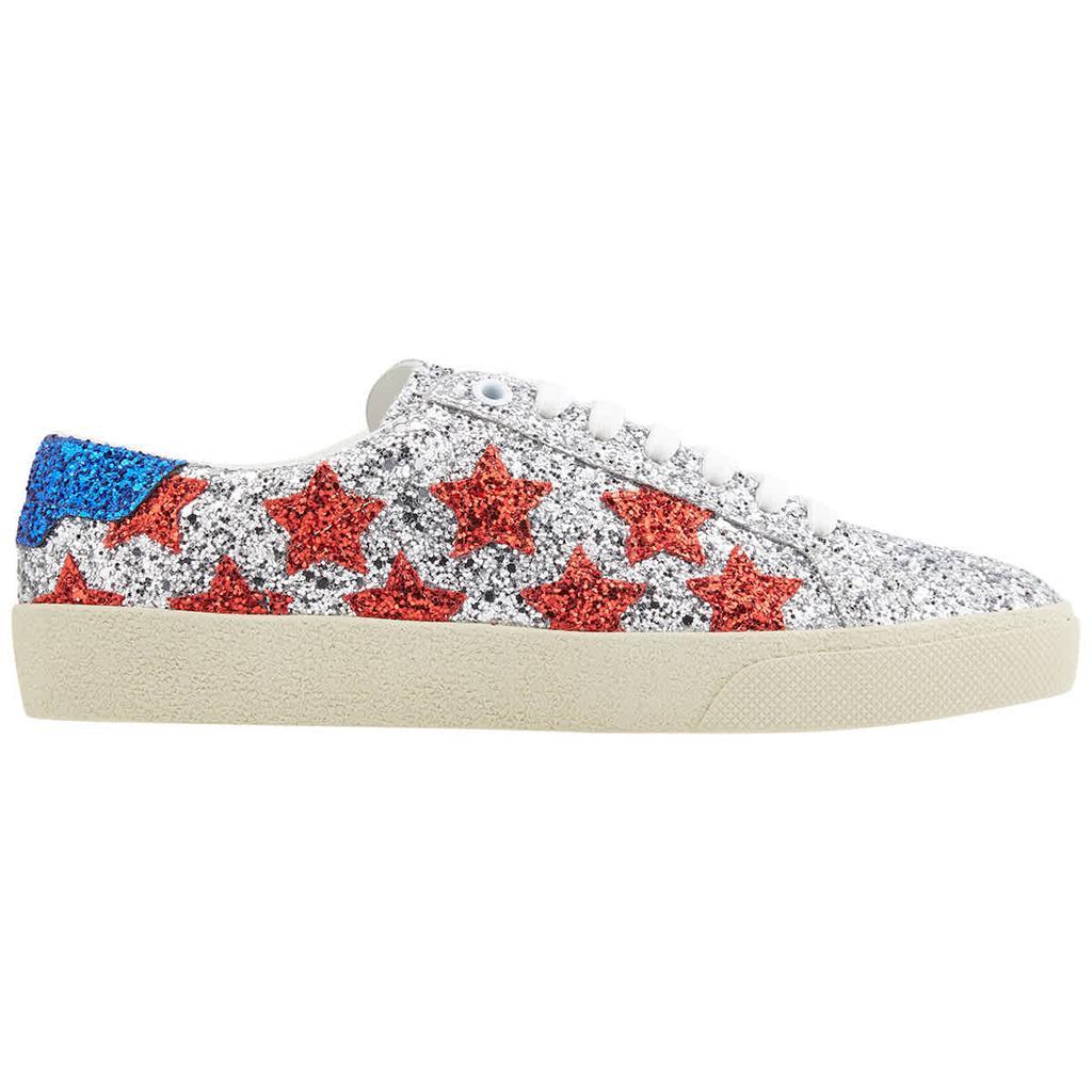 商品Yves Saint Laurent|Multicolor Court Classic Glitter Sneakers,价格¥1881,第1张图片