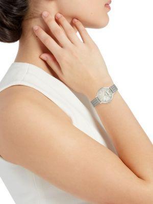 商品Emporio Armani|32MM Stainless Steel & Mother of Pearl Bracelet Watch,价格¥1197,第4张图片详细描述