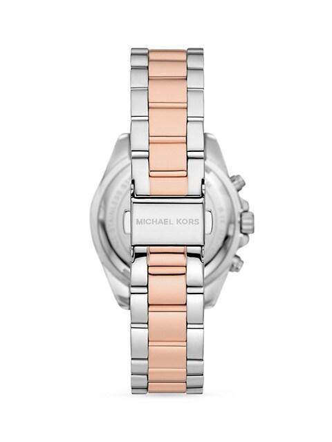 商品Michael Kors|Bradshaw Two-Tone Stainless Steel Chronograph Watch,价格¥2043,第6张图片详细描述