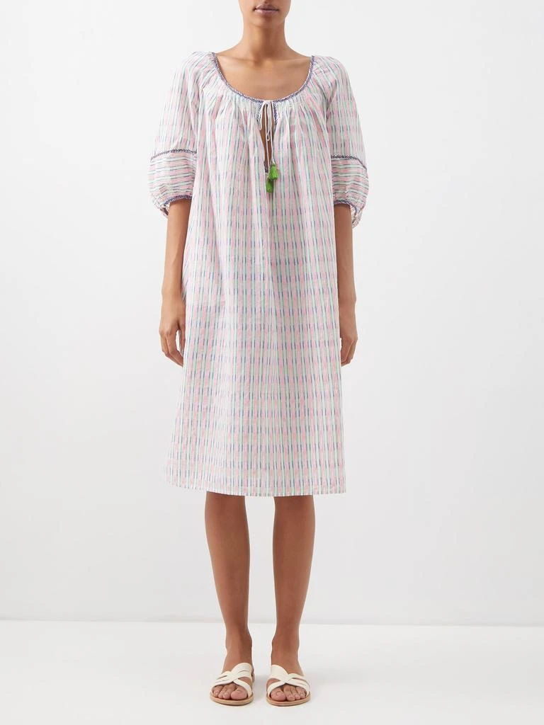 商品Thierry Colson|Eva checked cotton dress,价格¥745,第1张图片