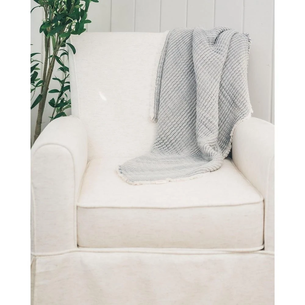 商品Crane Baby|Shoreline Stripe Blanket,价格¥262,第2张图片详细描述