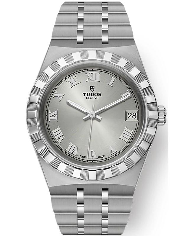 Tudor Royal Silver Dial Stainless Steel Unisex Watch M28400-0001商品第1张图片规格展示