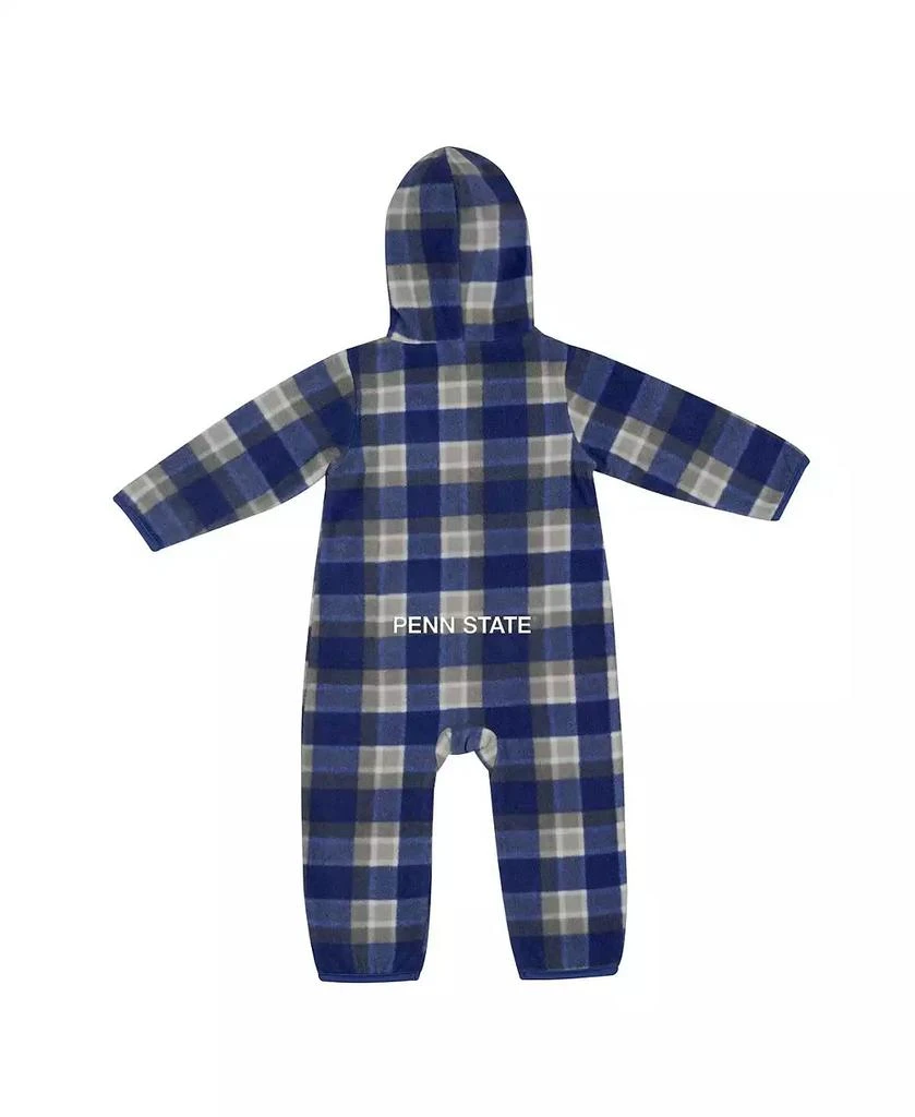 商品Colosseum|Baby Boys and Girls Navy, Gray Penn State Nittany Lions Farays Plaid Full-Zip Hoodie Jumper,价格¥225,第2张图片详细描述