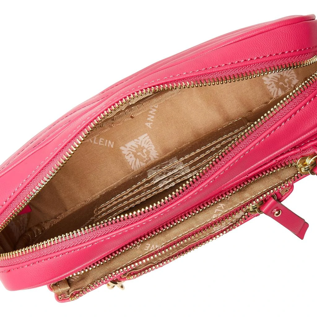 商品Anne Klein|Quilted Camera Crossbody with Two Detachable Pouches,价格¥284,第3张图片详细描述