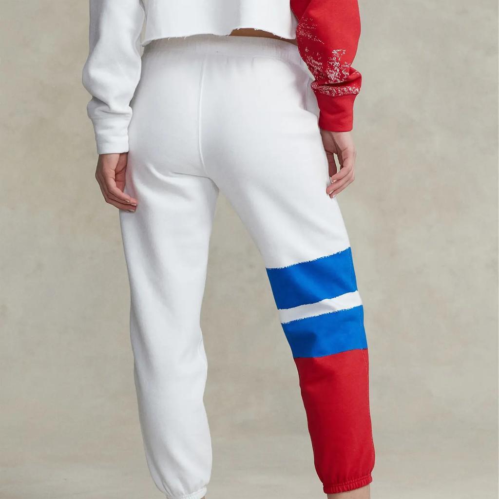 商品Ralph Lauren|Polo Ralph Lauren Women's Ng Po Pnt-Ankle-Athletic Sweatpants - White Multi,价格¥1051,第4张图片详细描述