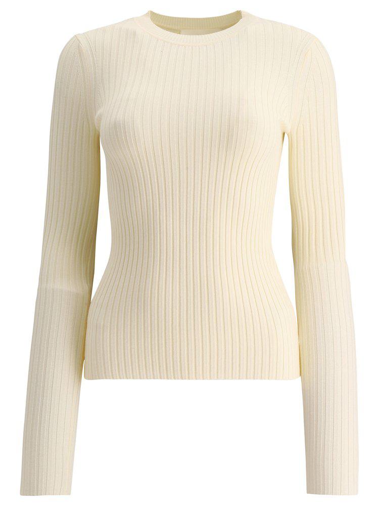 Sportmax Crewneck Long-Sleeved Jumper商品第1张图片规格展示