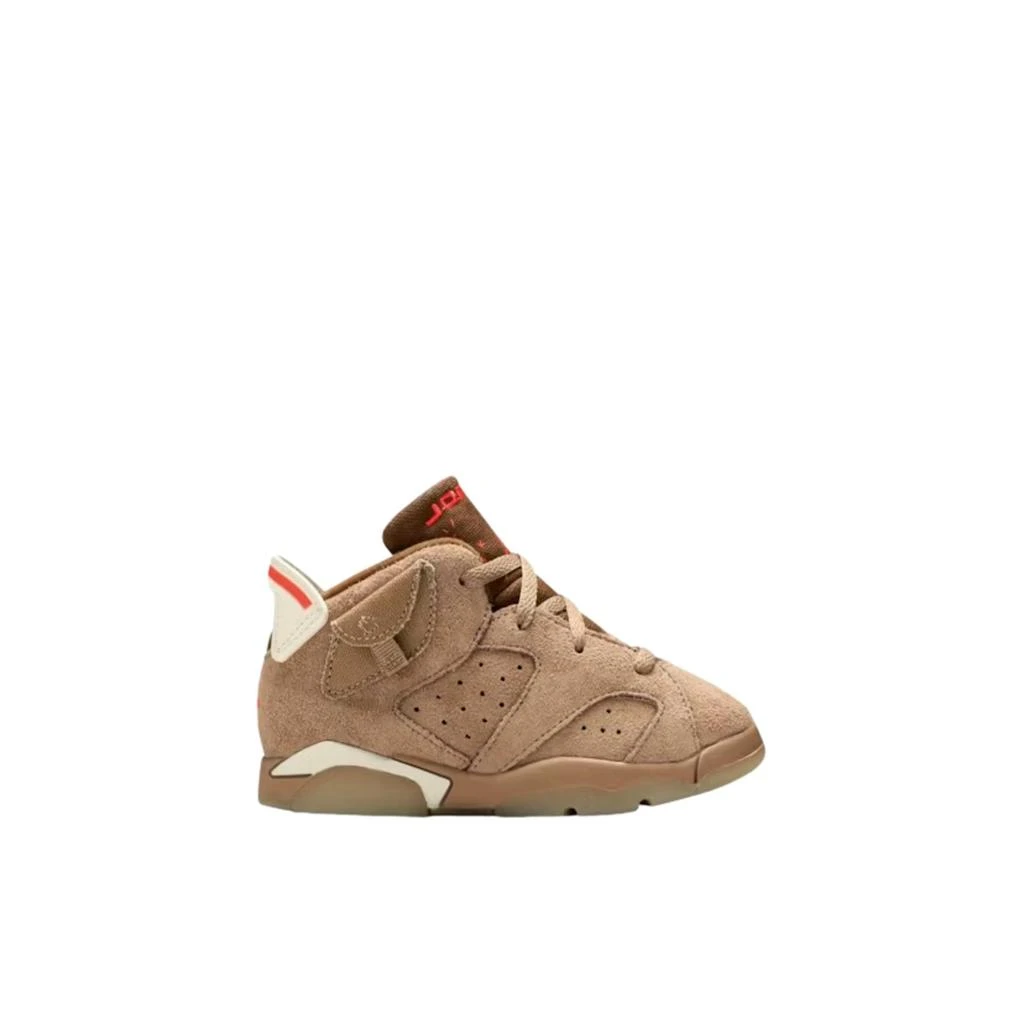 商品NIKE|Jordan 6 Retro SP British Khaki / Bright Crimson  DH0692-200 Toddler,价格¥624,第1张图片