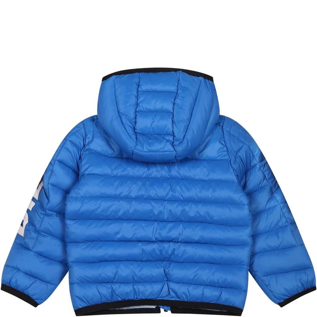 商品Diesel|Light Blue Down Jacket For Baby Kids,价格¥936,第2张图片详细描述