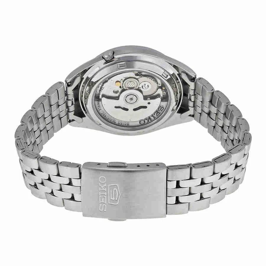 商品Seiko|5 Silver Dial Stainless Steel Men's Watch SNKL17,价格¥804,第3张图片详细描述