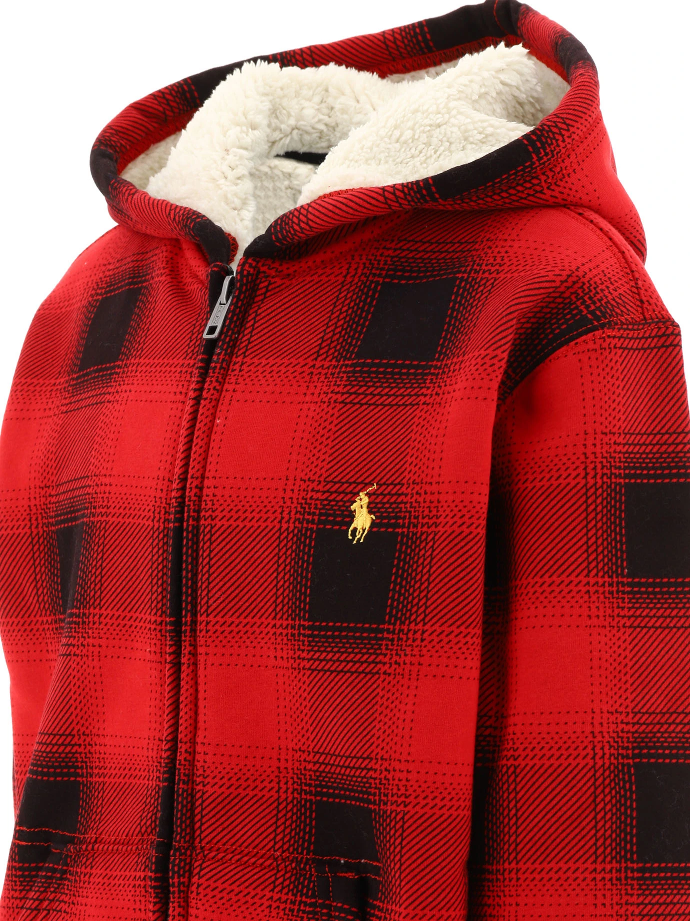 商品【商品预售7天】 Ralph Lauren|Ralph Lauren 男童卫衣 883090001OMBREPLAIDMARTINRED 红色,价格¥627,第5张图片详细描述