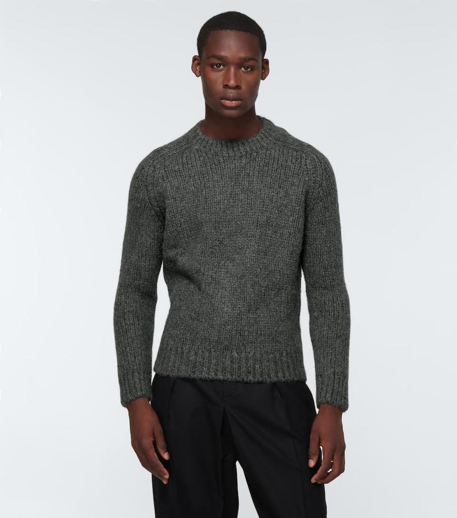 Heavy-knit crewneck sweater商品第3张图片规格展示
