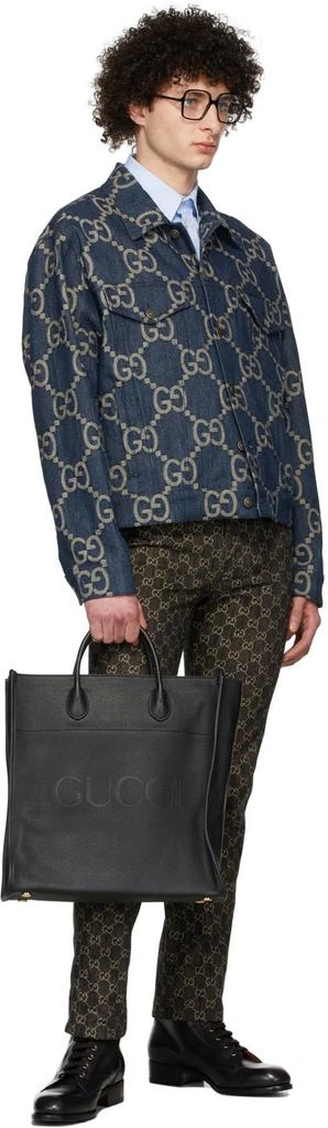 商品Gucci|黑色大号 Cripto 托特包,价格¥34694,第5张图片详细描述