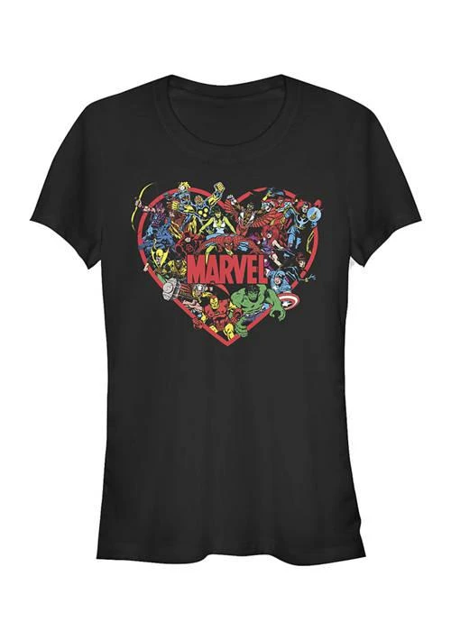 商品Marvel|Marvel Hero Heart Graphic T Shirt,价格¥143,第1张图片