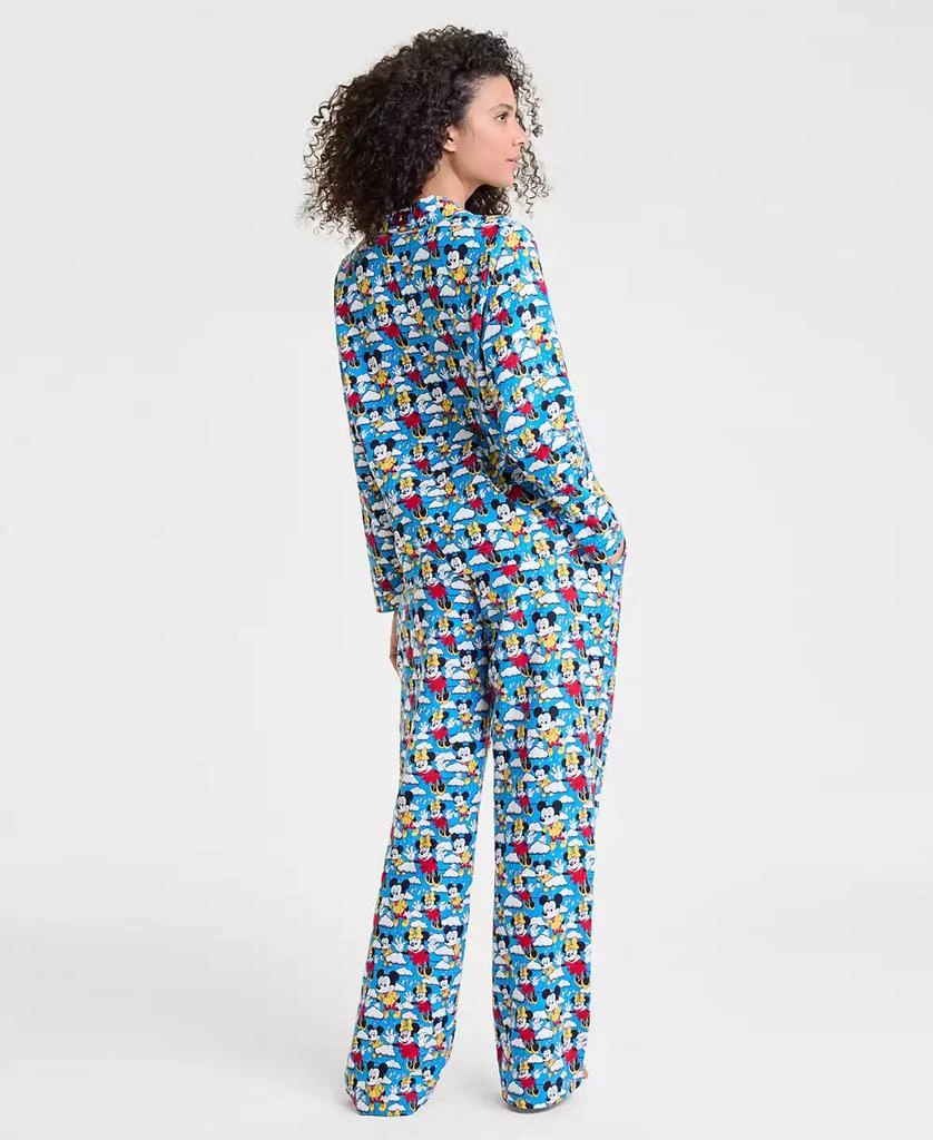 Women's Mickey Mouse & Minnie Mouse Parade Balloon Flannel Pajamas Set, Macy's Exclusive 商品