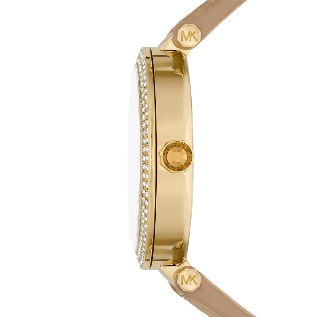 商品Michael Kors|MK4725 - Parker Three-Hand Leather Watch,价格¥1695,第2张图片详细描述