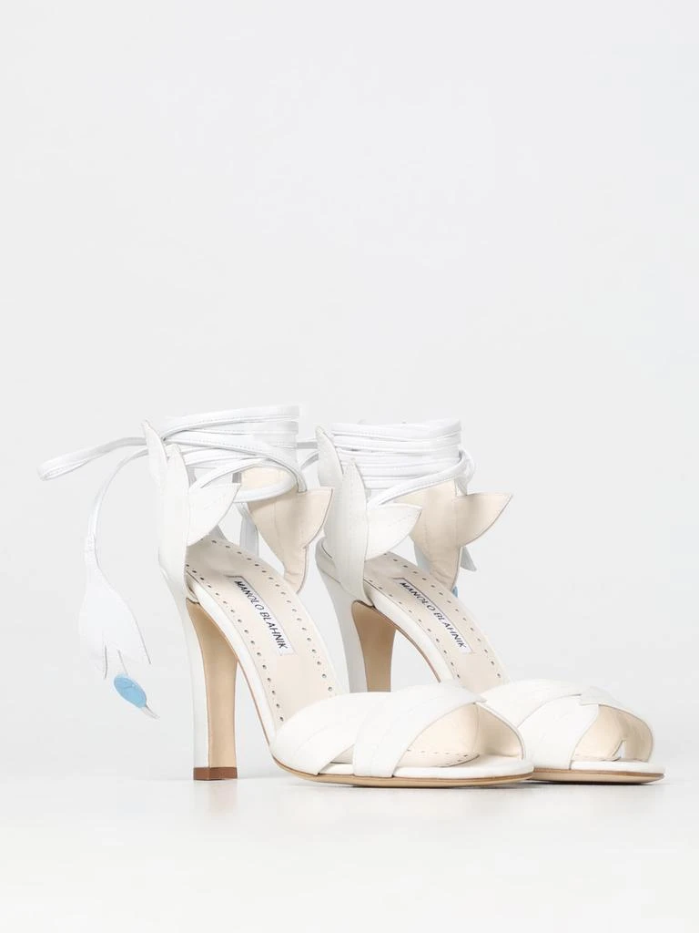 商品Manolo Blahnik|Ossie Manolo Blahnik crêpe de chine sandals,价格¥5300,第2张图片详细描述