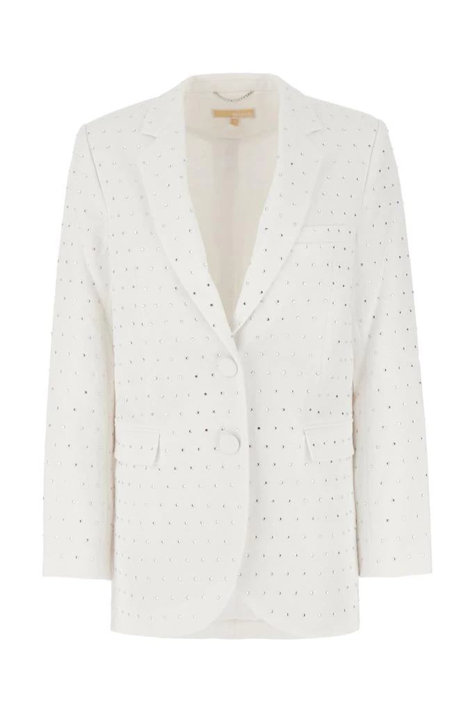 商品Michael Kors|Michael Michael Kors Rhinestud Single-Breasted Blazer,价格¥2601,第1张图片