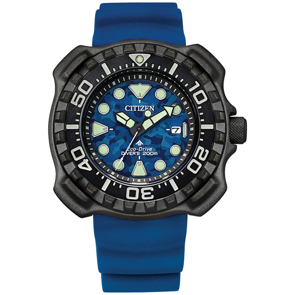 Eco-Drive Men's Promaster Dive Blue Strap Watch, 47mm商品第1张图片规格展示