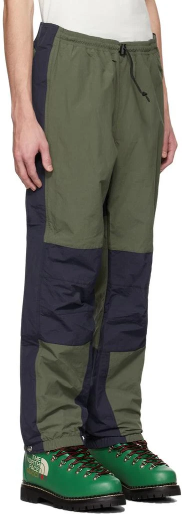 商品Gucci|Green & Blue The North Face Edition Lightweight Techno Track Pants,价格¥7580,第2张图片详细描述