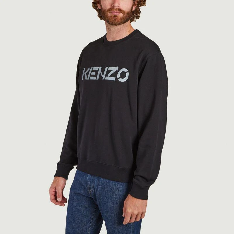 商品Kenzo|Kenzo Logo Sweatshirt BLACK KENZO,价格¥922,第2张图片详细描述