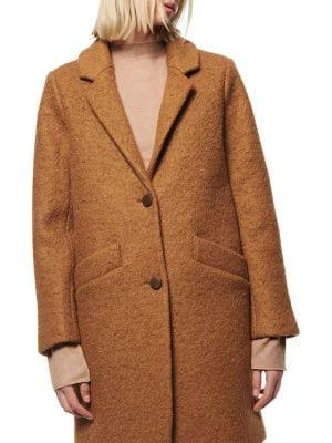 商品Marc New York by Andrew Marc|Paige Wool-Blend Bouclé Coat,价格¥1025,第3张图片详细描述