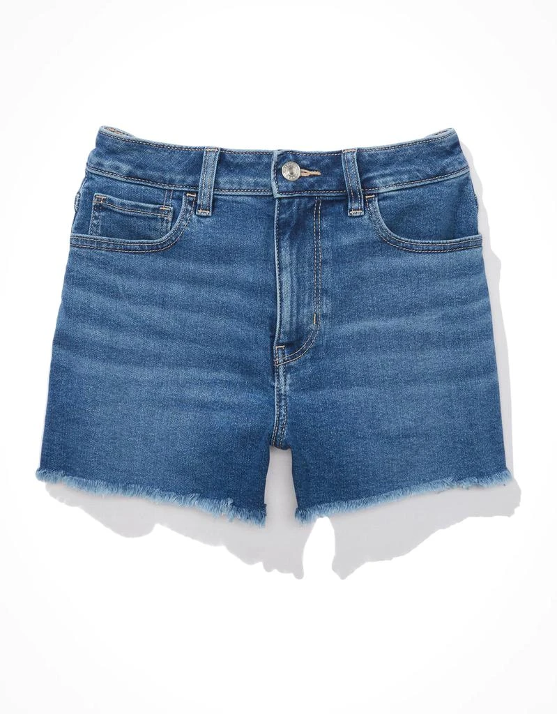 商品AE|AE Stretch Denim Mom Shorts,价格¥304,第4张图片详细描述