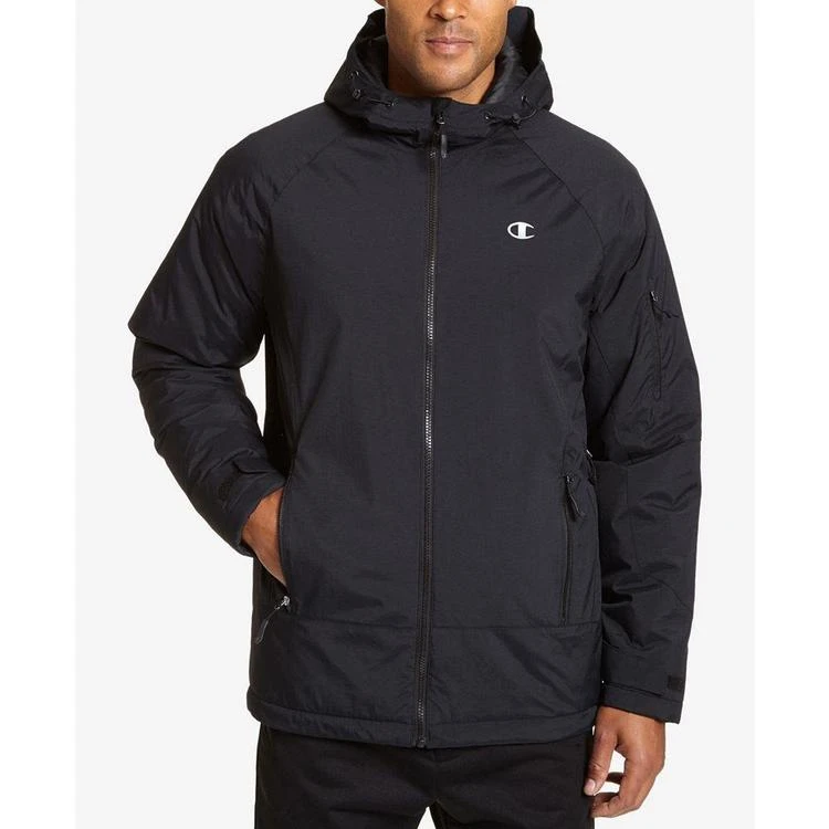 商品CHAMPION|Men's Big & Tall Tech Hooded Snowboard Jacket,价格¥448,第2张图片详细描述