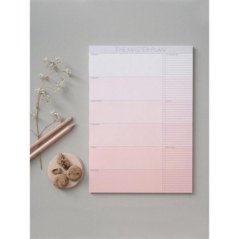 商品ViSSEVASSE|The master plan daily planner in pink,价格¥99,第2张图片详细描述