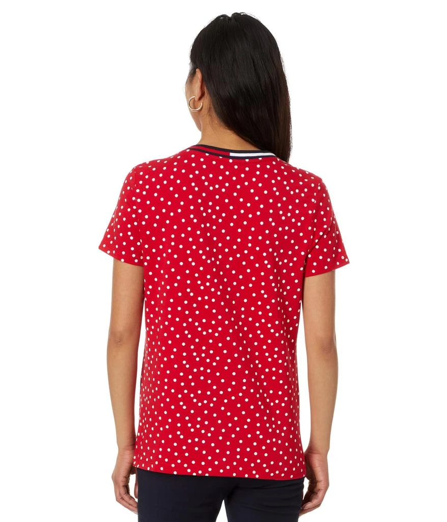 商品Tommy Hilfiger|Short Sleeve V-Neck Dot Tee,价格¥217,第2张图片详细描述
