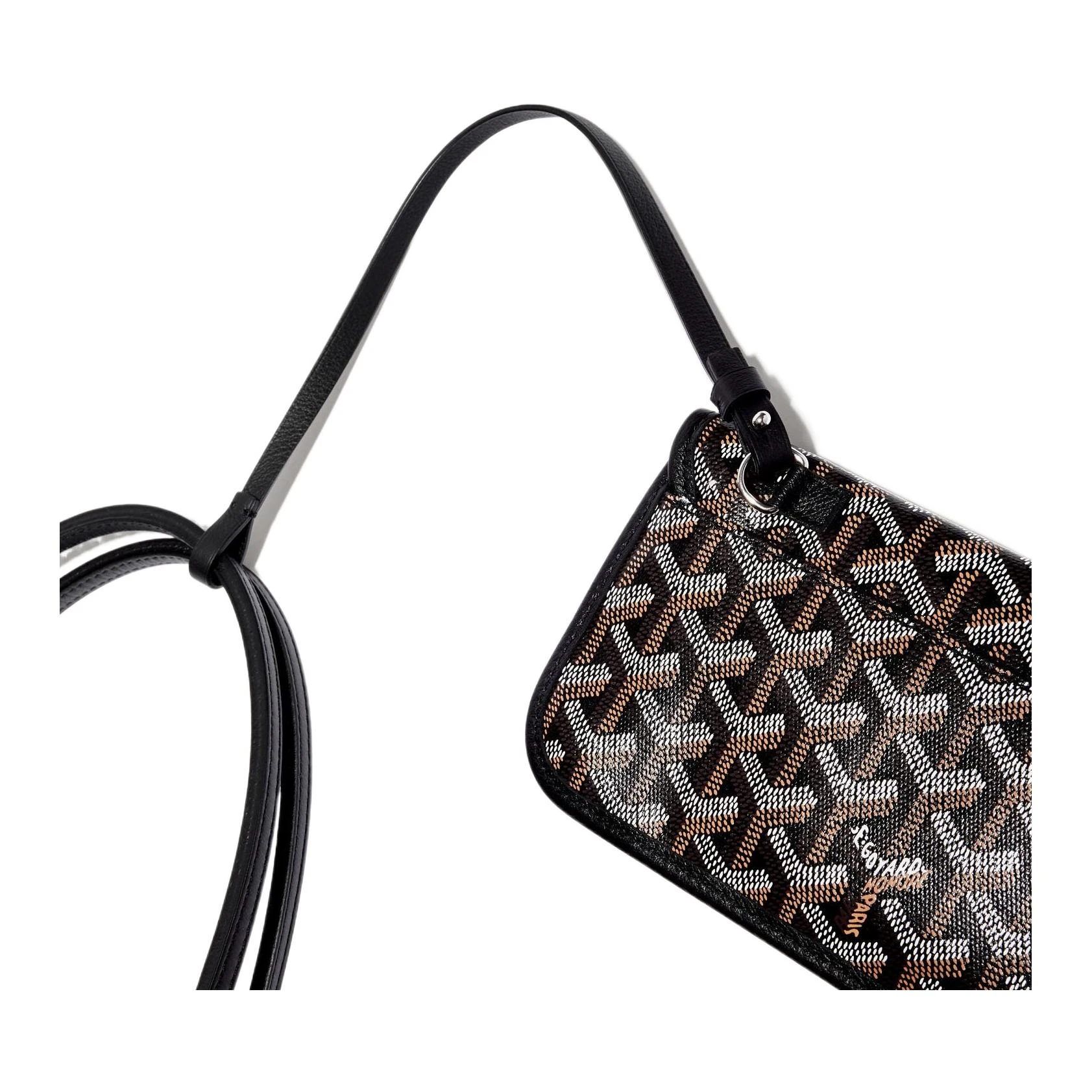 商品[国内直发] Goyard|戈雅 Saint Louis Y字老花满印皮革手柄 帆布棉麻牛皮 子母包托特包 单肩包手提包 大号 男女同款情侣款 11色可选,价格¥15816,��第6张图片详细描述