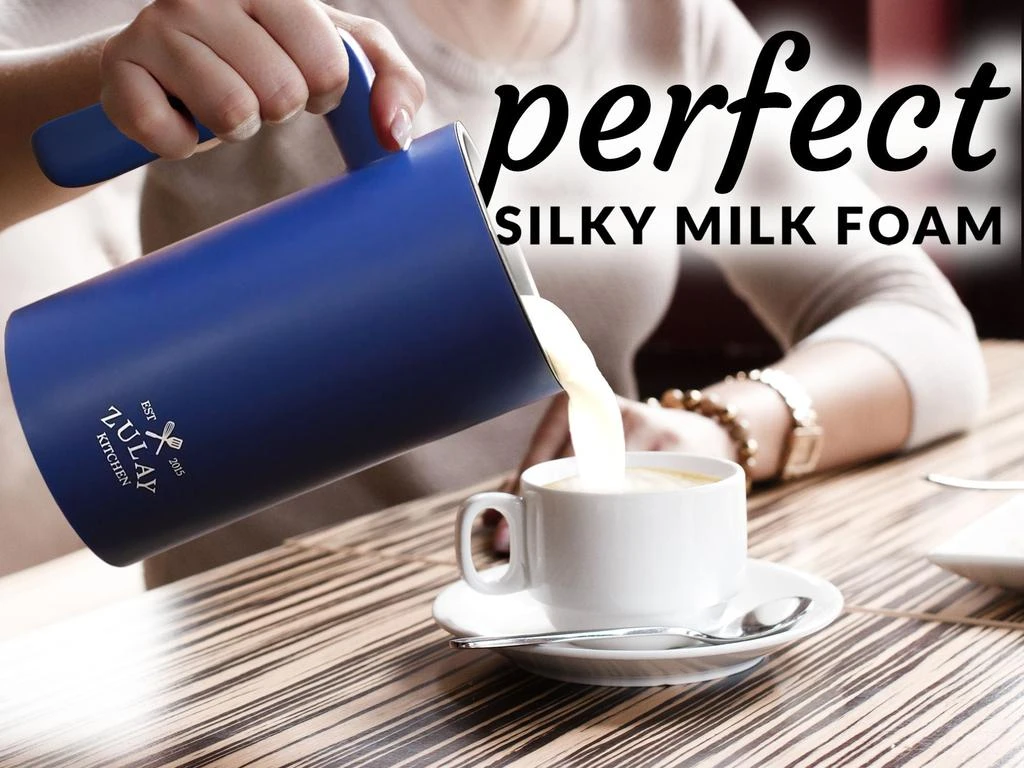 商品Zulay Kitchen|Automatic 4-in-1 Function Milk Steamer For Hot & Cold,价格¥698,第4张图片详细描述