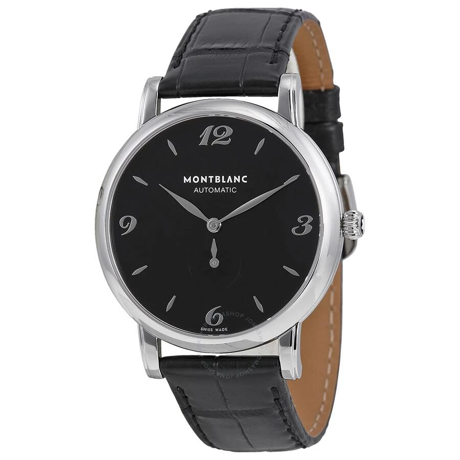 商品MontBlanc|Montblanc Star Classique Acier Automatic Black Dial Men's Watch 107072,价格¥12067,第1张图片