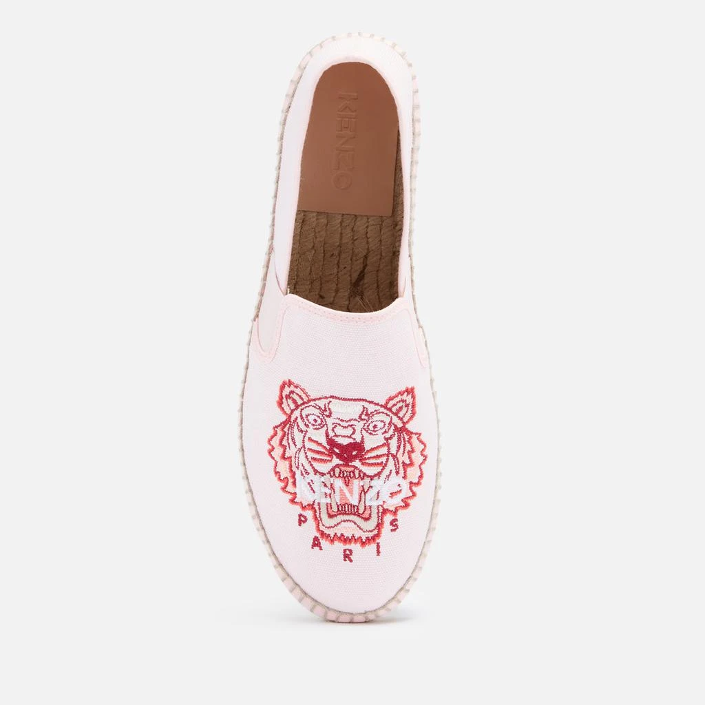 商品Kenzo|KENZO Tiger Raffia and Cotton-Canvas Espadrilles,价格¥965,第3张图片详细描述