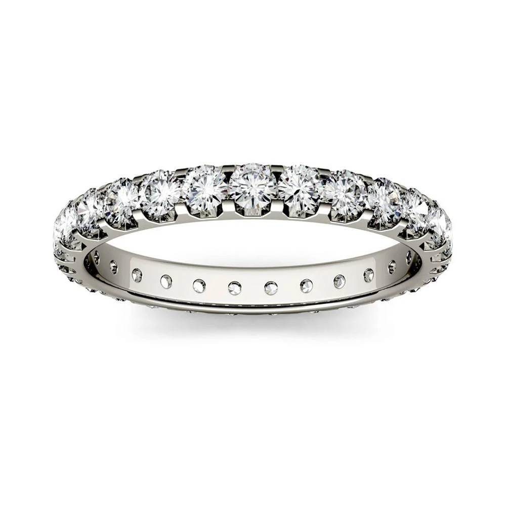 商品Charles & Colvard|Moissanite Eternity Band (1 ct. t.w. DEW) in 14k White Gold or 14k Yellow Gold,价格¥5670,第3张图片详细描述