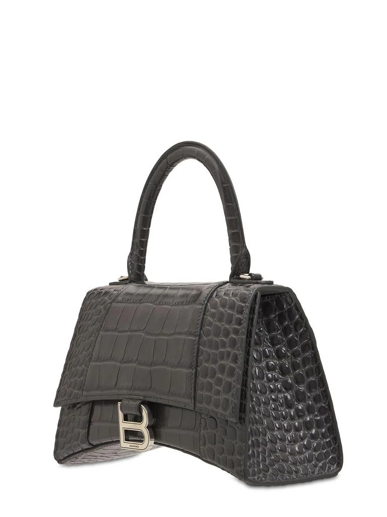 商品Balenciaga|Small Hourglass Embossed Leather Bag,价格¥22765,第3张图片详细描述