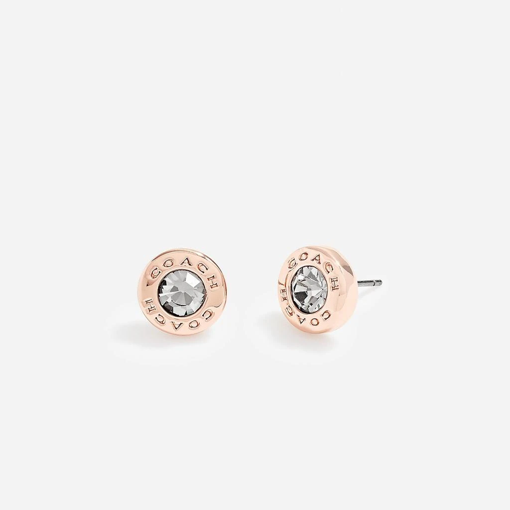 商品Coach|Coach Outlet Open Circle Stone Strand Earrings,价格¥207,第3张图片详细描述