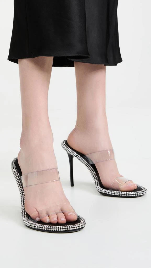 商品Alexander Wang|Alexander Wang Nova 水晶凉拖鞋,价格¥2547,第3张图片详细描述