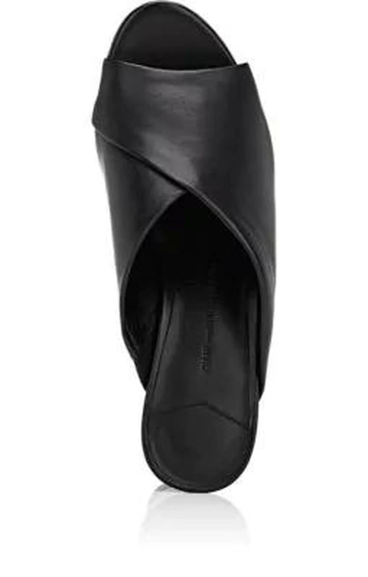 商品Diane von Furstenberg|Manila Leather Wedge Mules,价格¥961,第4张图片详细描述