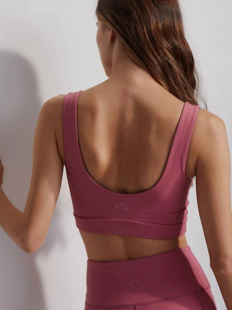 商品Varley|Let's Go Elsie Bra In Rose Wine,价格¥451,第3张图片详细描述