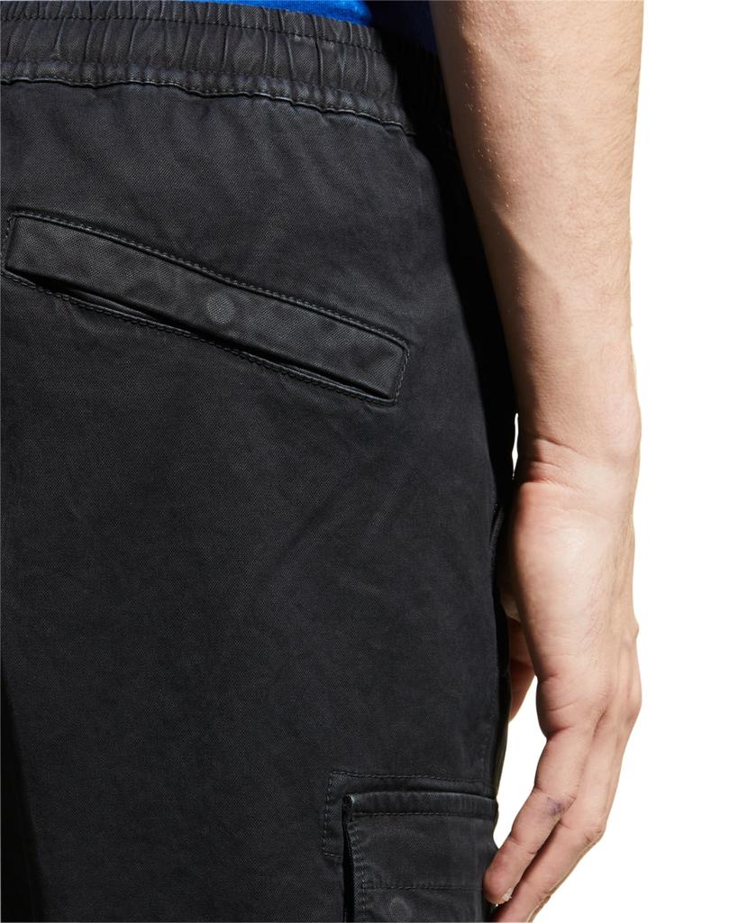 Men's Elastic-Waist Cargo Pants商品第7张图片规格展示