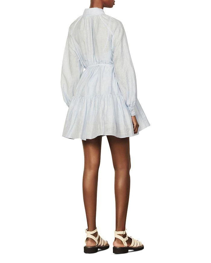 商品Sandro|Tiphaine Tiered Shirt Dress,价格¥1863,第5张图片详细描述