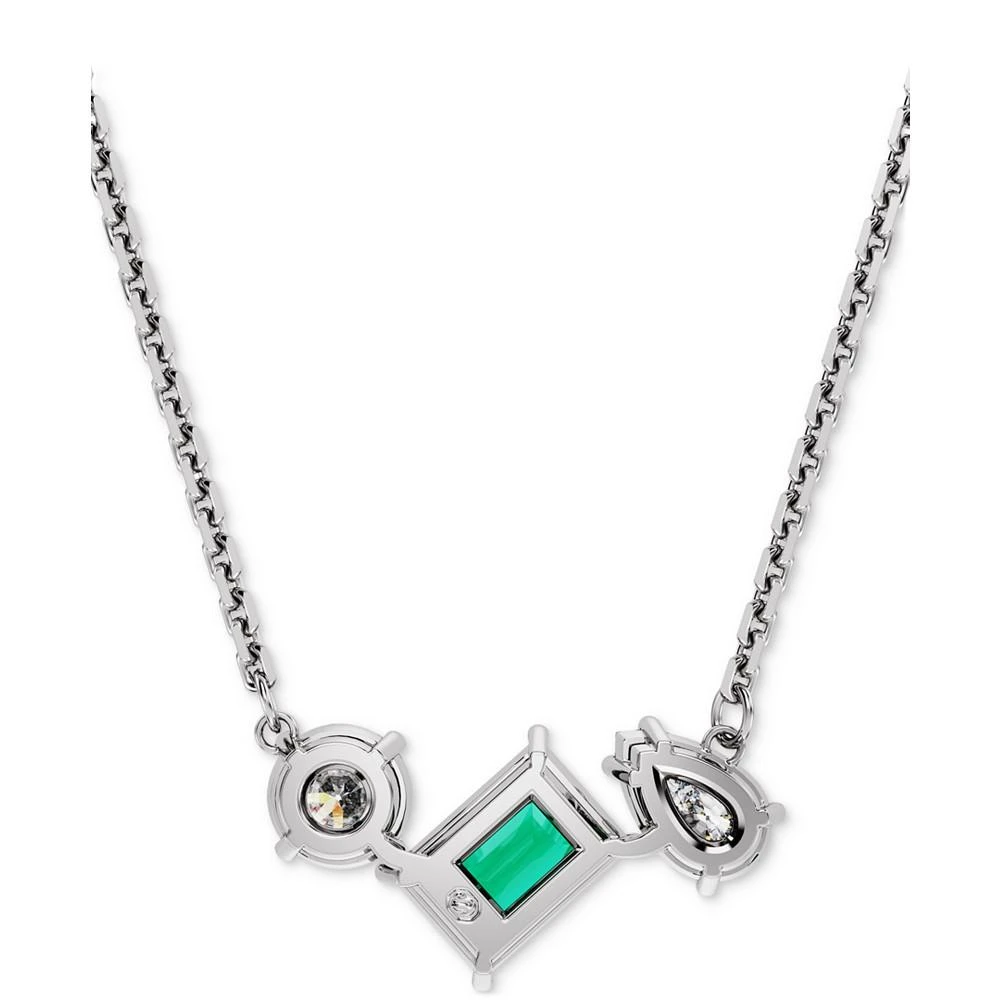 商品Swarovski|Rhodium-Plated Mixed Crystal Pendant Necklace, 15" + 2-3/4" extender,价格¥867,第3张图片详细描述