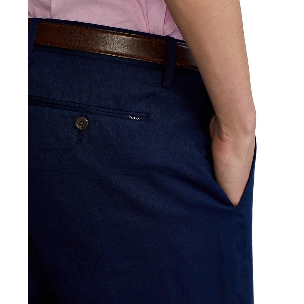 Men's Big & Tall Straight Fit Linen-Blend Pants商品第7张图片规格展示
