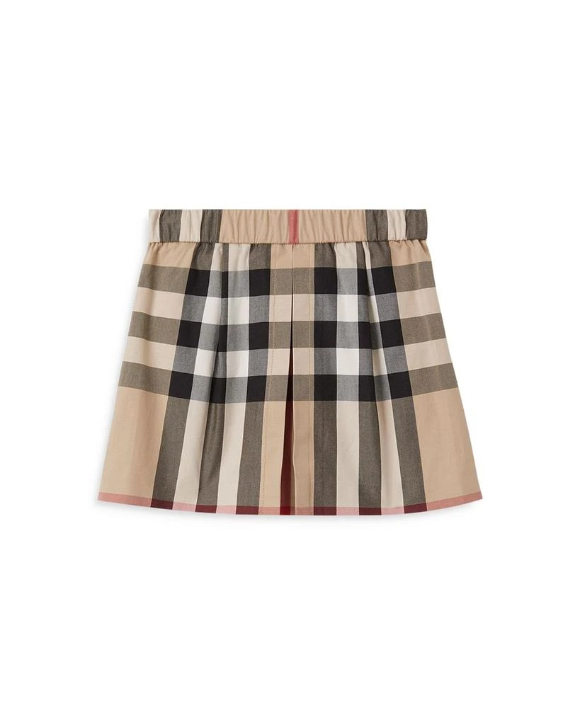 商品Burberry|Girls' Exaggerated Check Pleated Skirt - Baby,价格¥1197,第1张图片