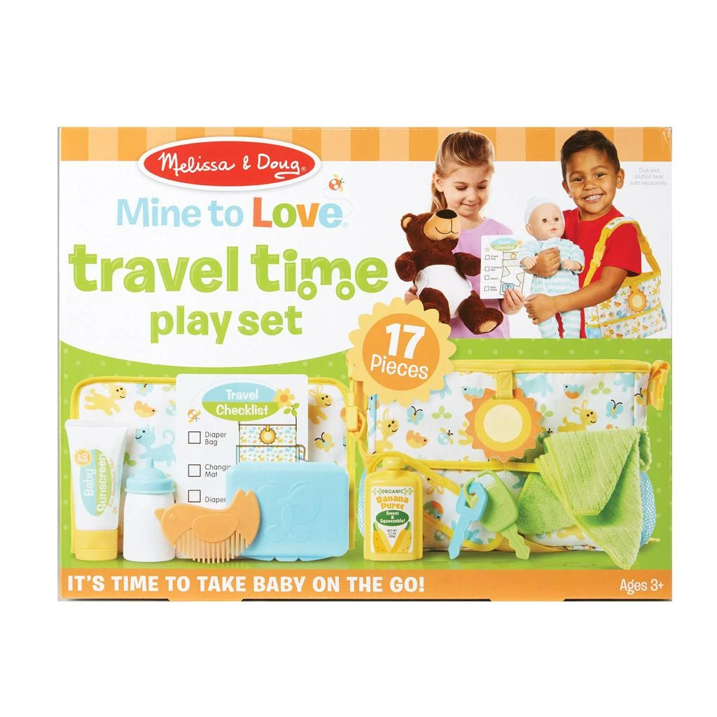 商品Melissa & Doug|Mine To Love Travel Time Play Set,价格¥223,第1张图片